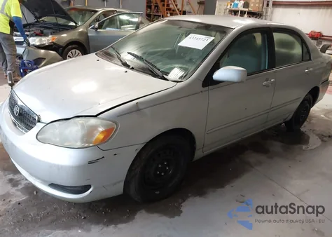 2006 Toyota Corolla Le из США, поврежденный, VIN 2T1BR32E56C707778